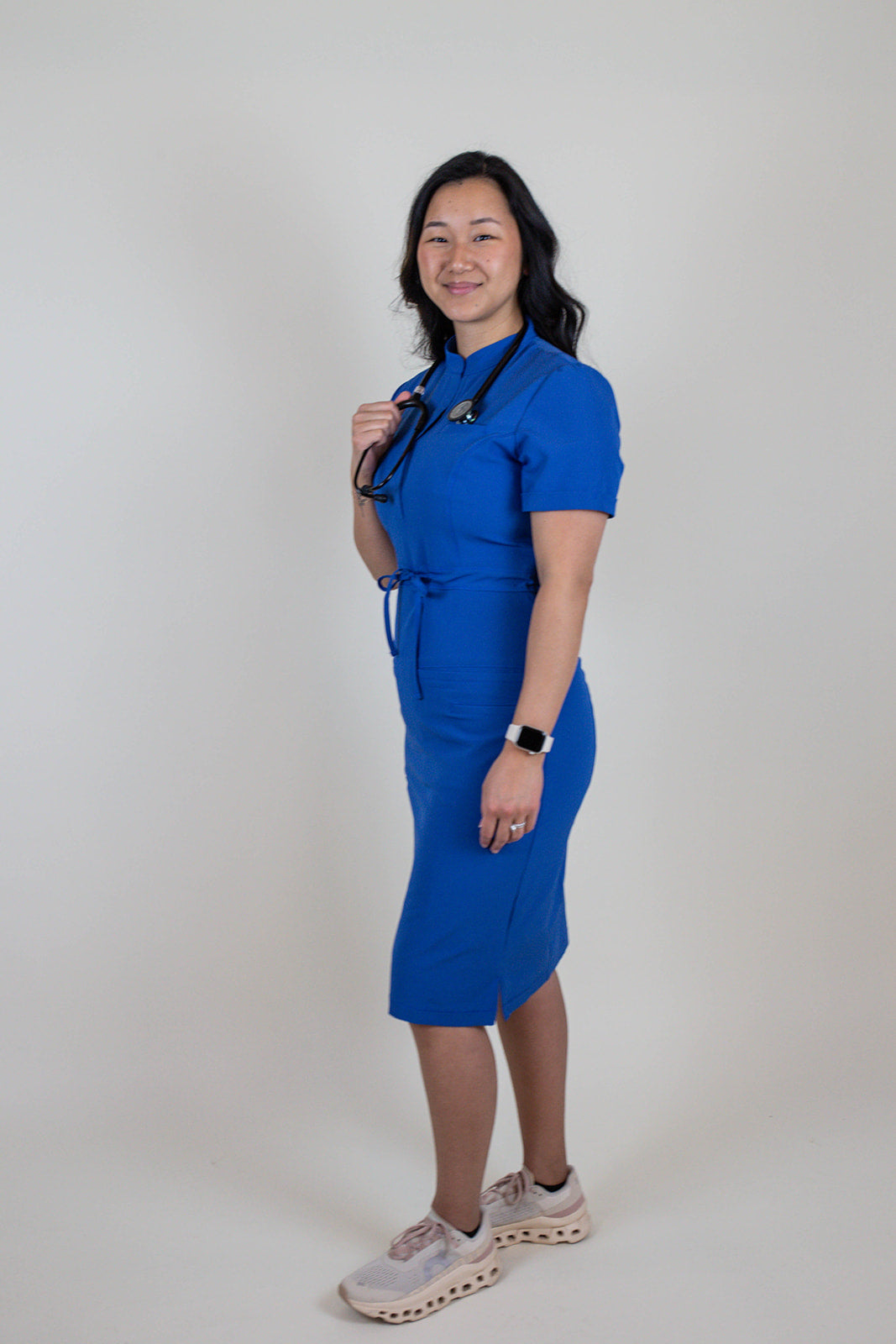 Women's Medical Scrub Dress | Royal Blue | C.Saucy 2XL / Royal Blue Women's Medical Scrub Dress | Royal Blue | C.Saucy 2XL / Royal Blue
