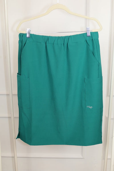 FINAL SALE - Original Scrub Skirt - Hunter Green