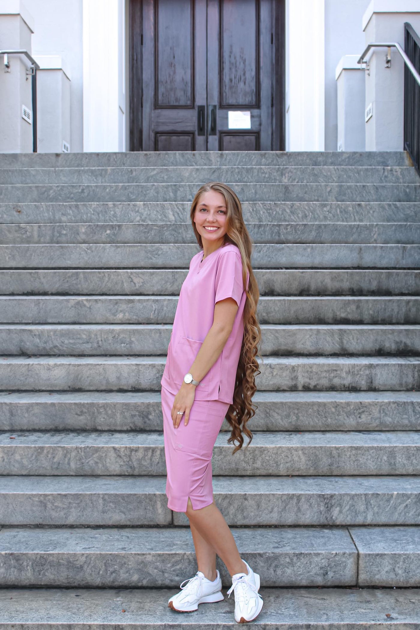 Original Scrub Skirt - Dusty Rose