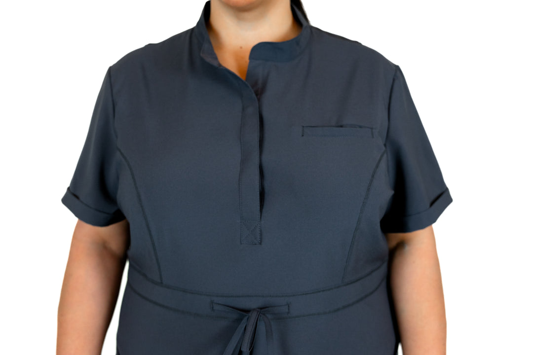 greys anatomy scrub dress Grey's Anatomy Stretch GRST011 Emma Scrub Top Wine
