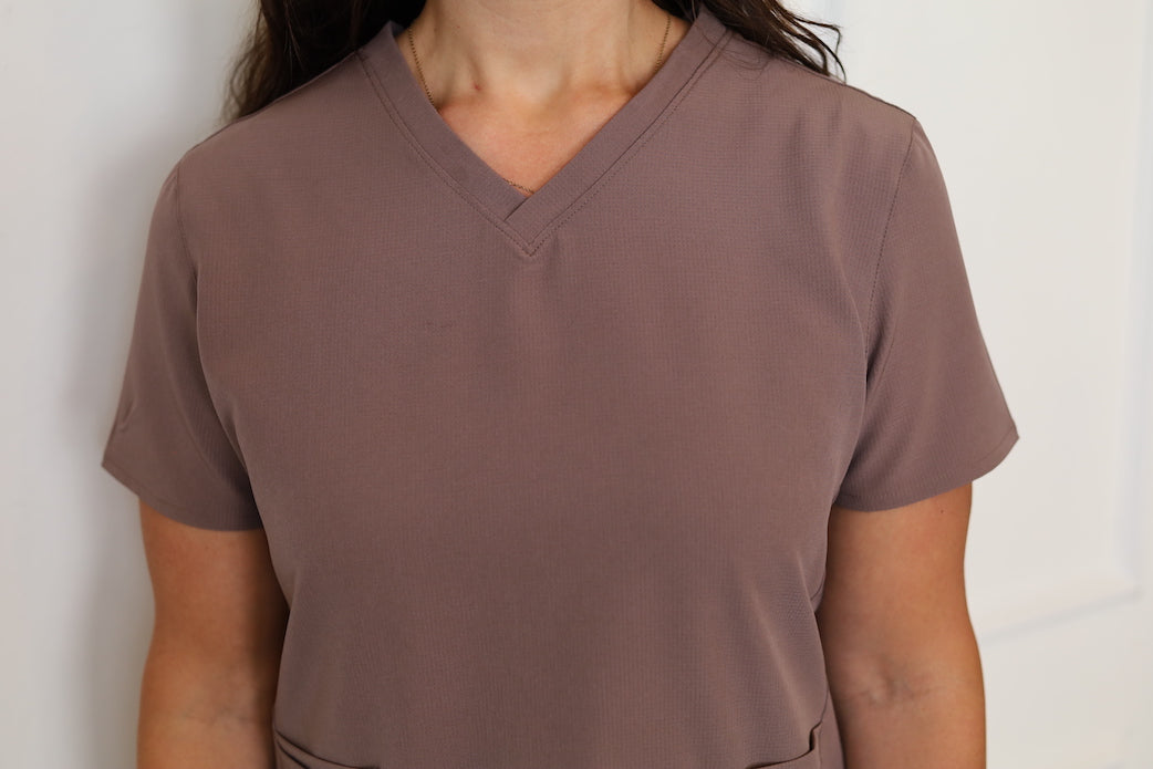 Original Scrub Top - Mocha Latte