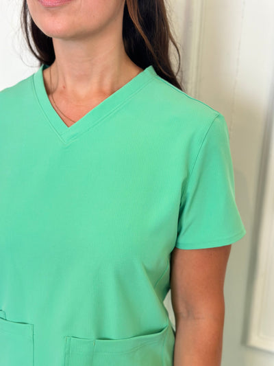 FINAL SALE - Original Scrub Top - Surgical Green