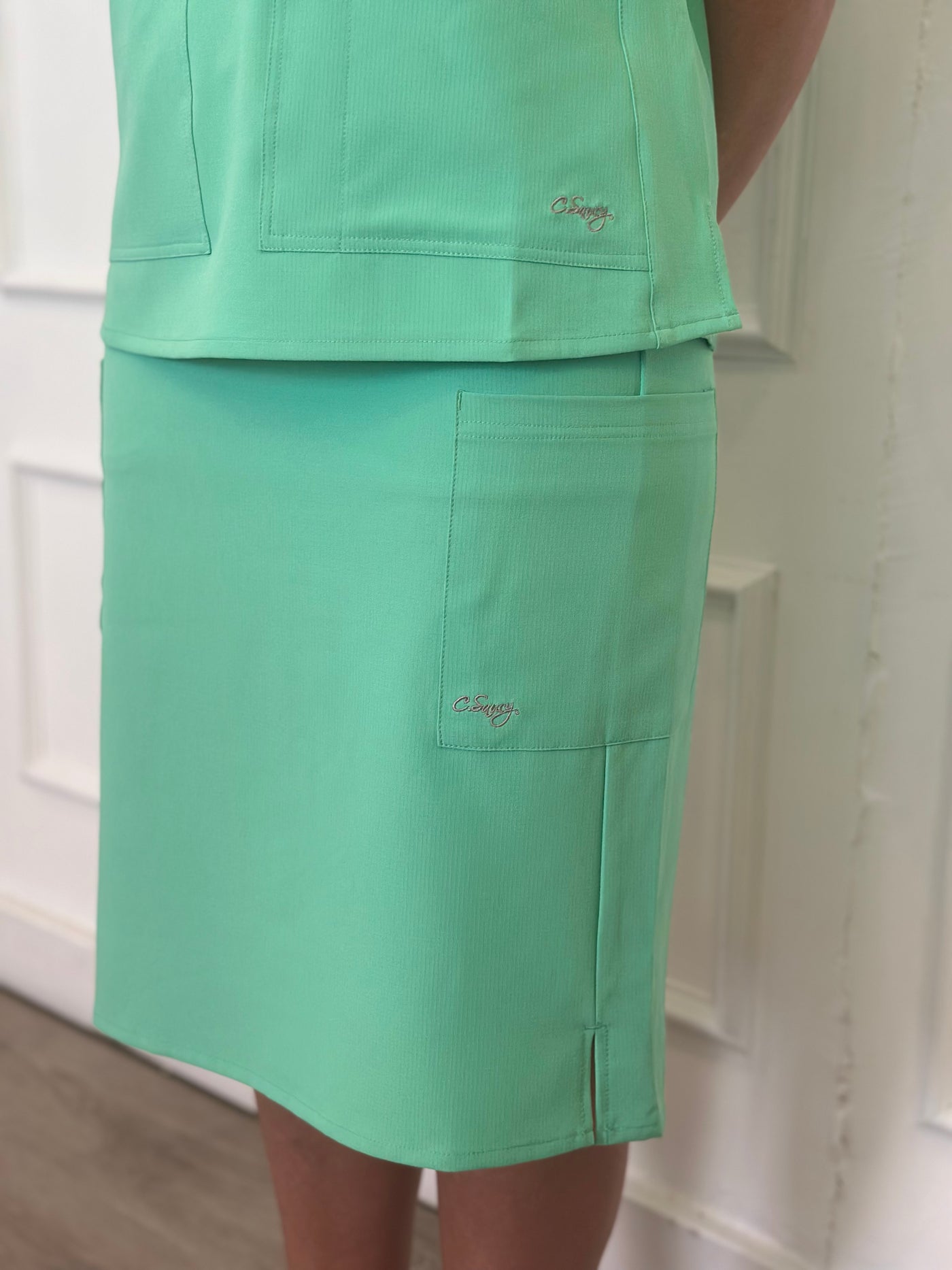 FINAL SALE - Original Scrub Skirt - Surgical Green