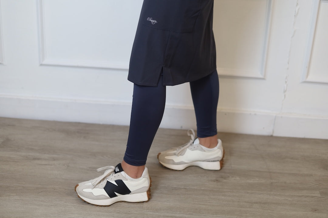 Original Scrub Skirt w/ Attached Leggings - Pewter
