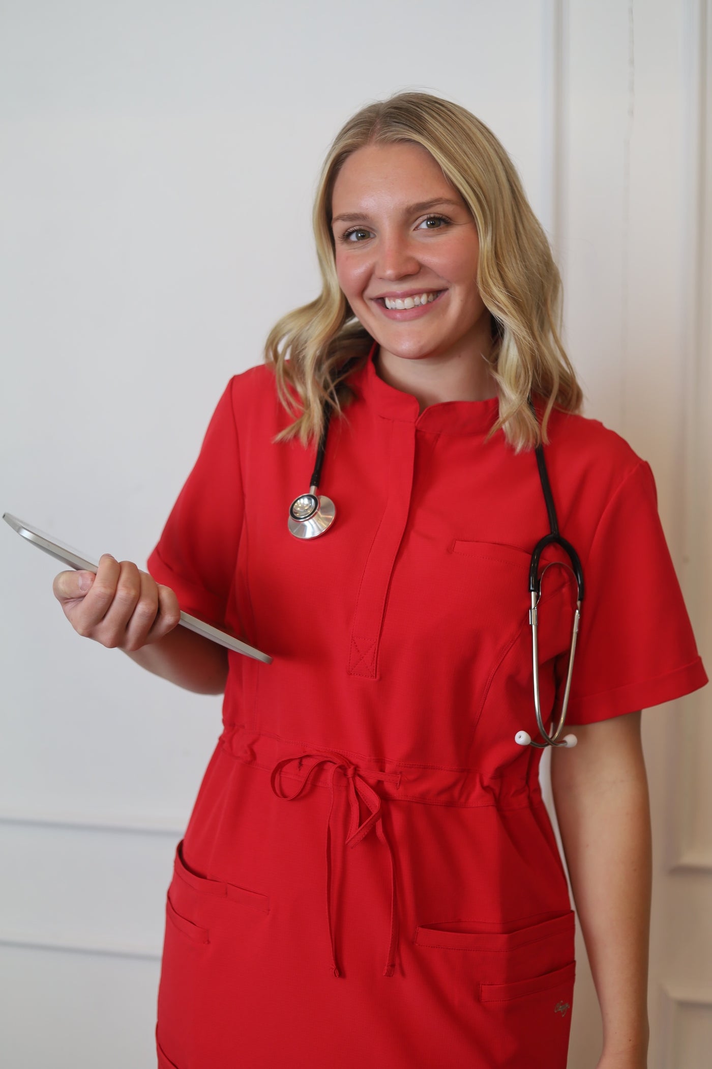 The Iconic Scrub Dress in the Original Collection  | Red
