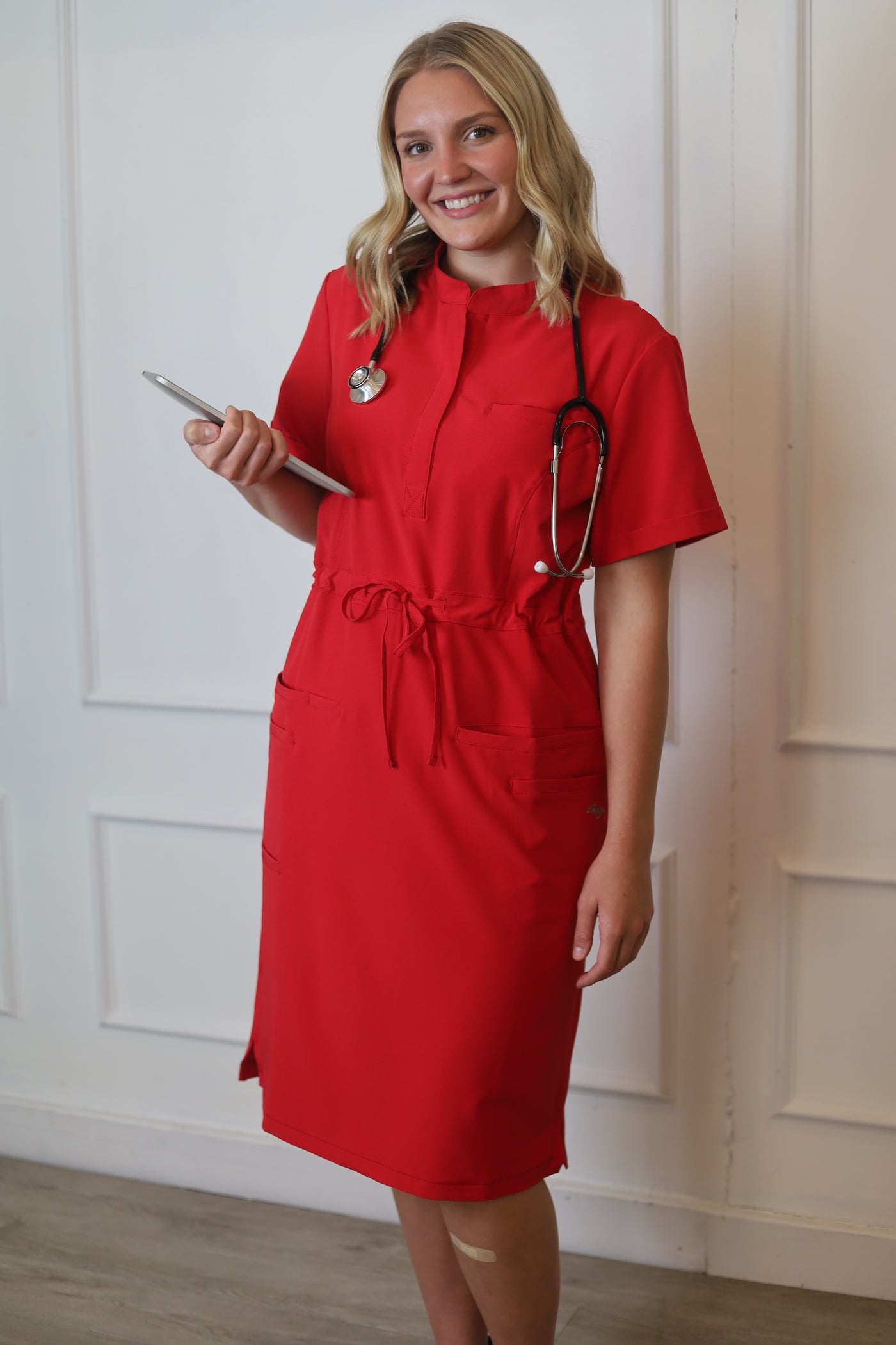 The Iconic Scrub Dress in the Original Collection  | Red