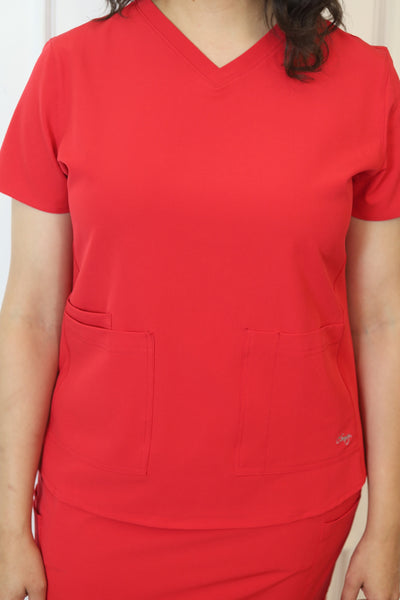 Original Scrub Top - Red