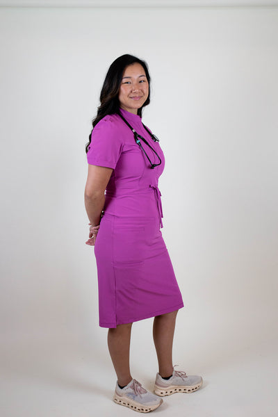 The Iconic Scrub Dress in the Original Collection  | Berry