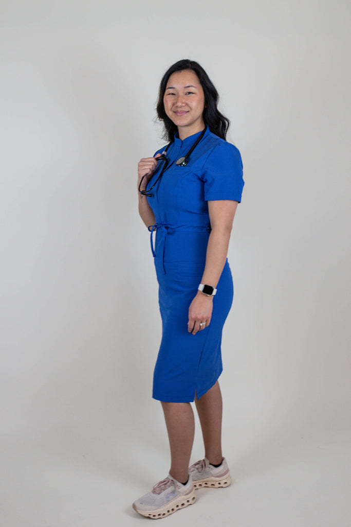 blue scrub dress Women's Medical | Royal Dark