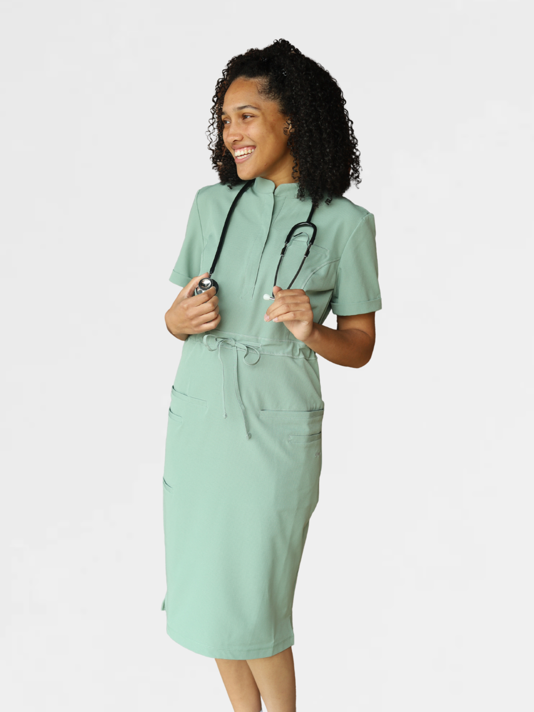 scrub dress Women's Medical Scrub Dress | Garden Sage