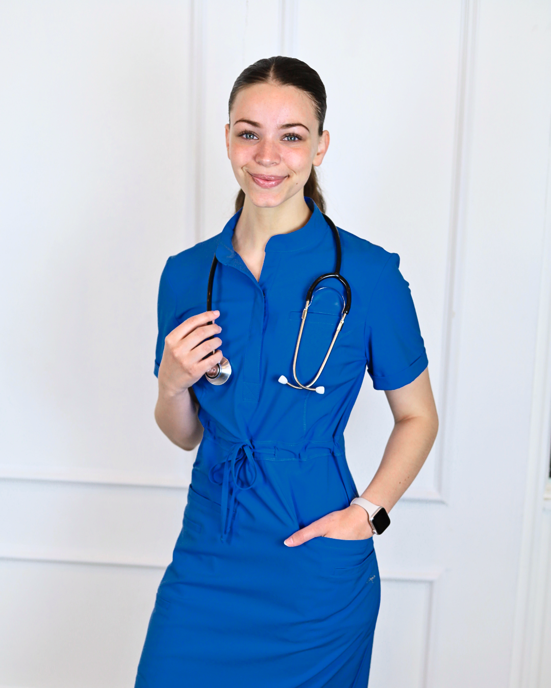 The Iconic Scrub Dress in the Original Collection | Royal Blue