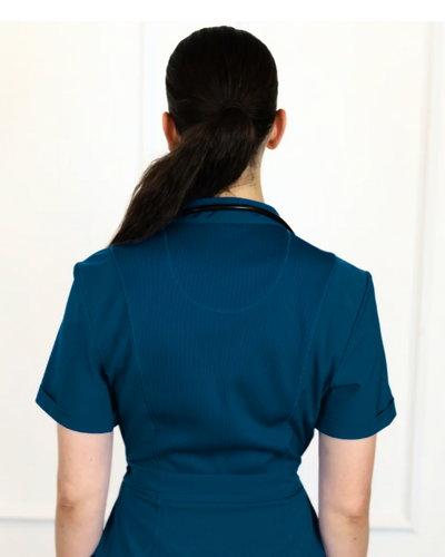 The Iconic Scrub Dress in the Original Collection | Caribbean Blue