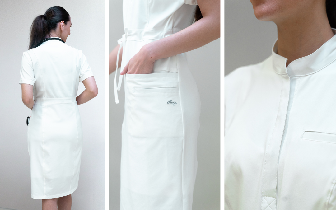 white dress with blazer White Mini Satin Blazer Dress For Women White / S / EE