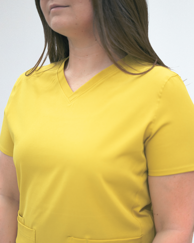 Original Scrub Top - Sunshine Yellow