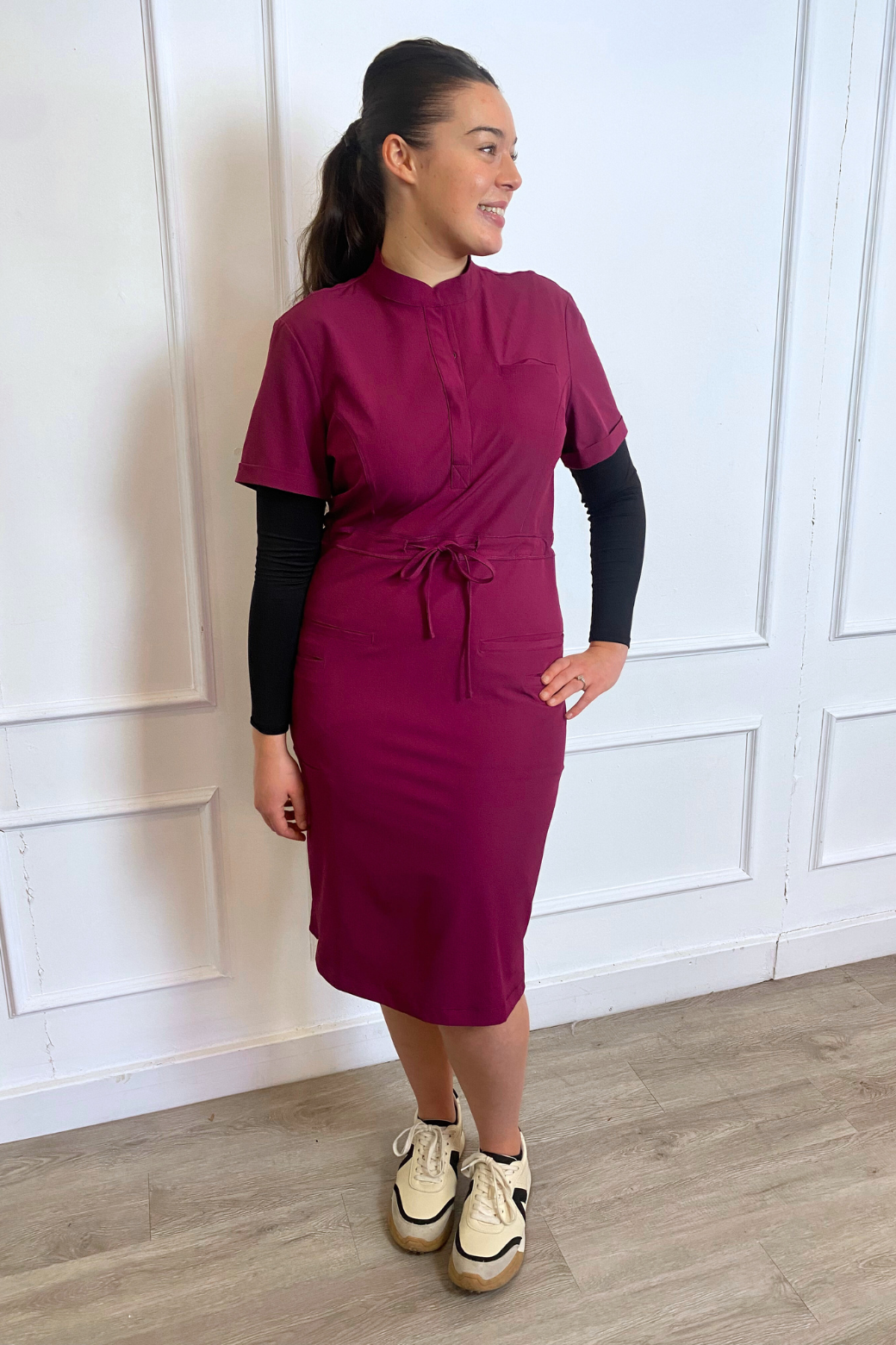 The Iconic Scrub Dress | Wine