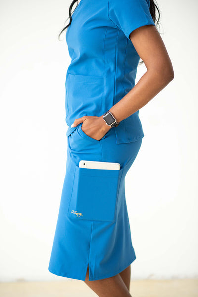 FINAL SALE - Original Scrub Skirt - Royal Blue