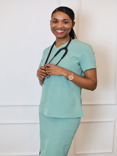 Original Scrub Top - Jade